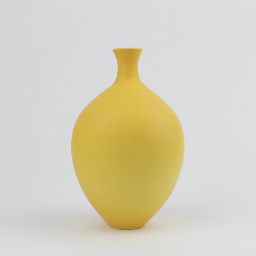 Oval Vase, golden yellow