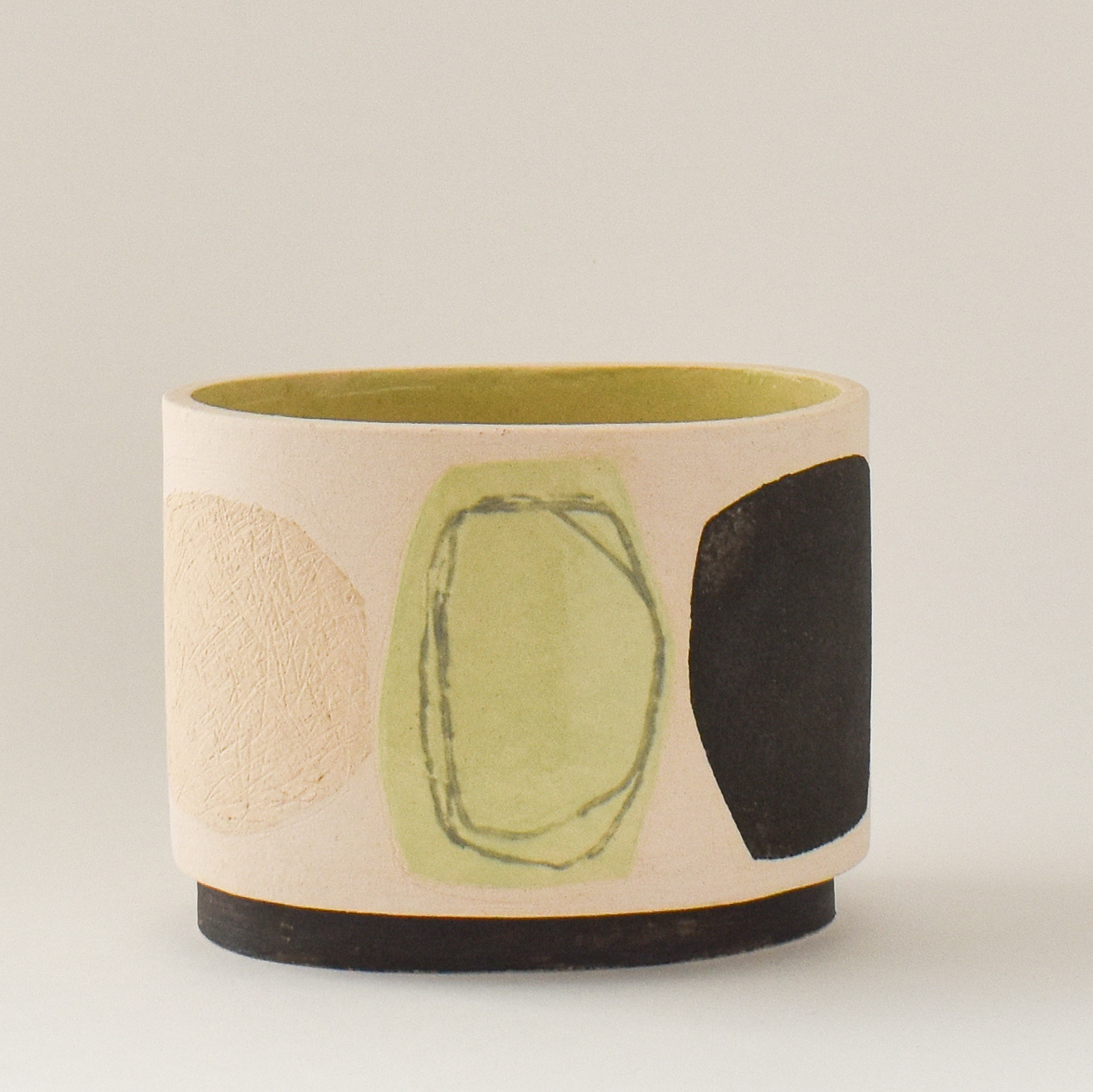 Oval Vessel, small by Louise McNiff