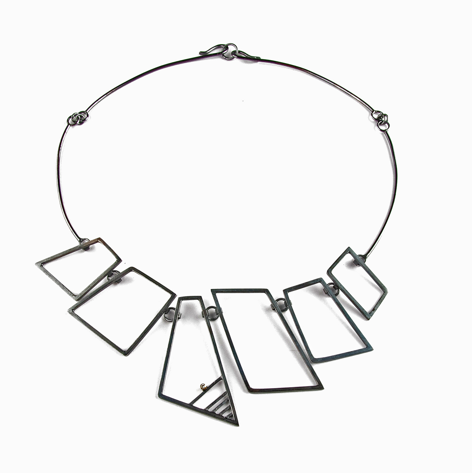 Geometric Necklace by Cathy Timbrell