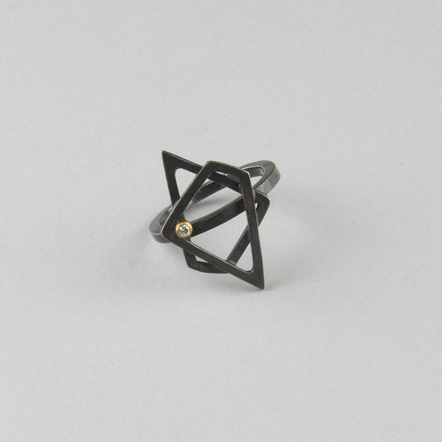 Geometric Ring by Cathy Timbrell