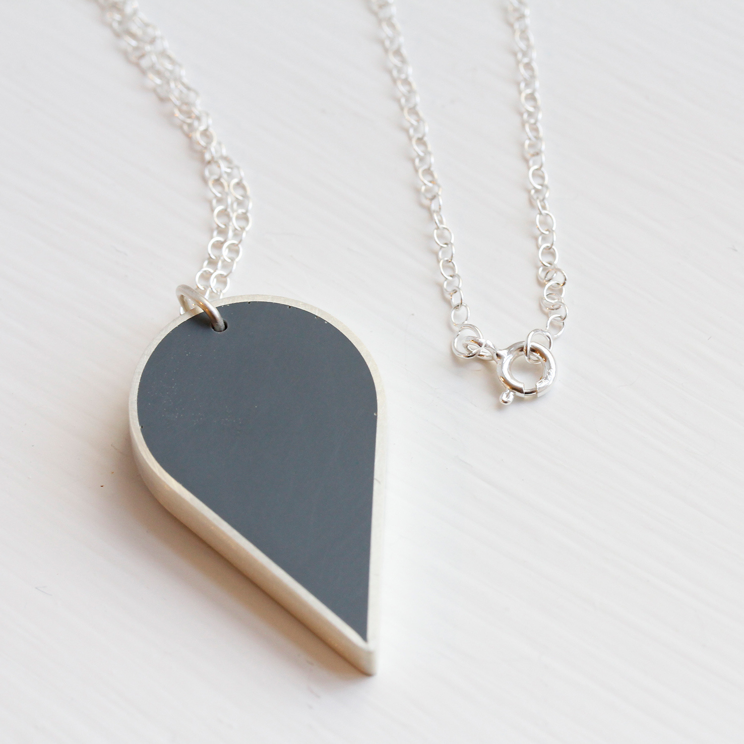Grey Pendant, Small by Claire Lowe