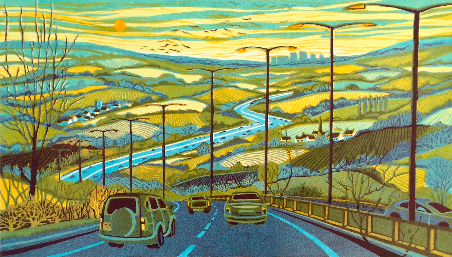 From the Motorway by Gail Brodholt
