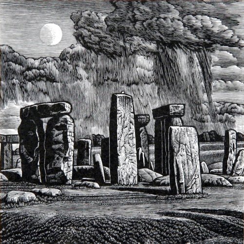 Image of A Rising Moon, Stonehenge