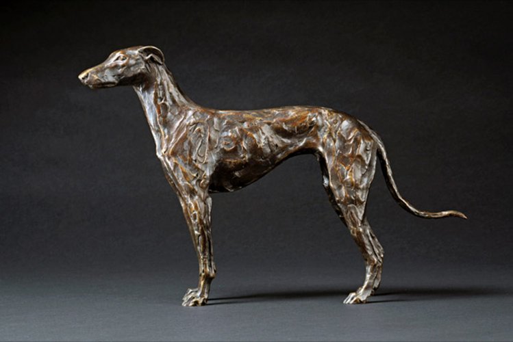 Image of Standing Greyhound (Mojo)