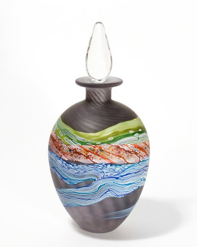 Image of Stormy Skies Round Stoppered Bottle