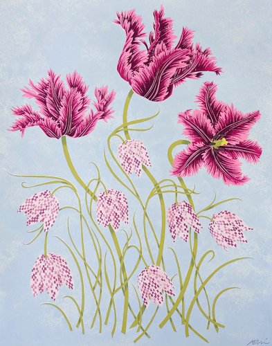 Image of Tulips and Fritillaries