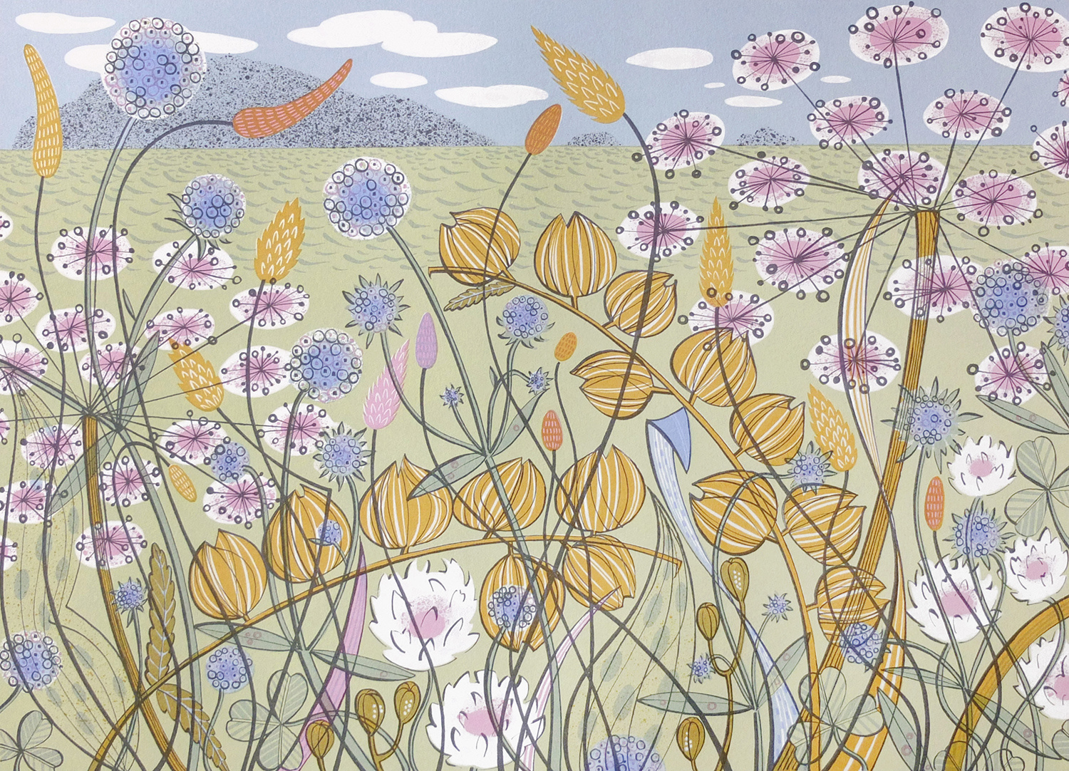 Machair by Angie Lewin