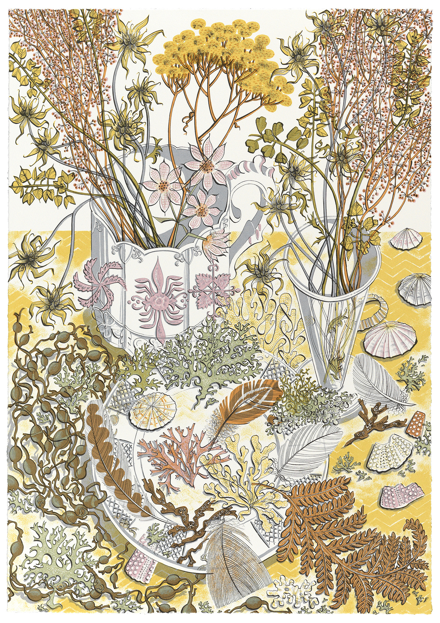Nature Study, Late Summer by Angie Lewin