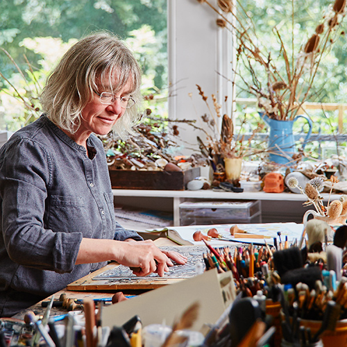 Angie Lewin portrait