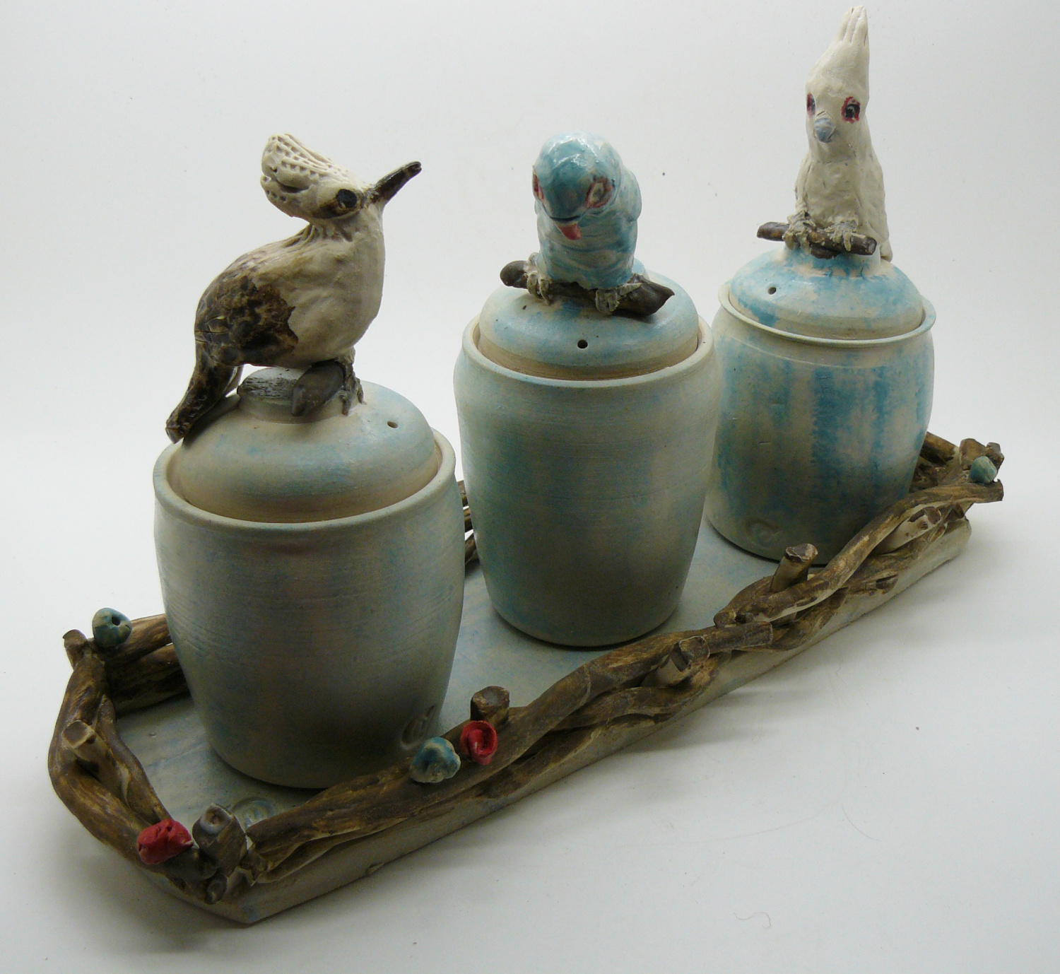 Bird Condiment Set by Catherine Boyne-Whitelegg