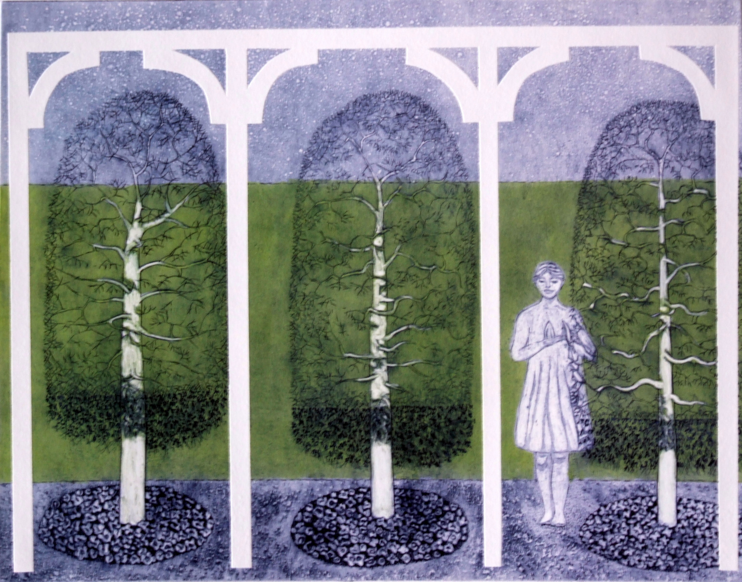 Secret Garden - Waterperry by Diana Ashdown