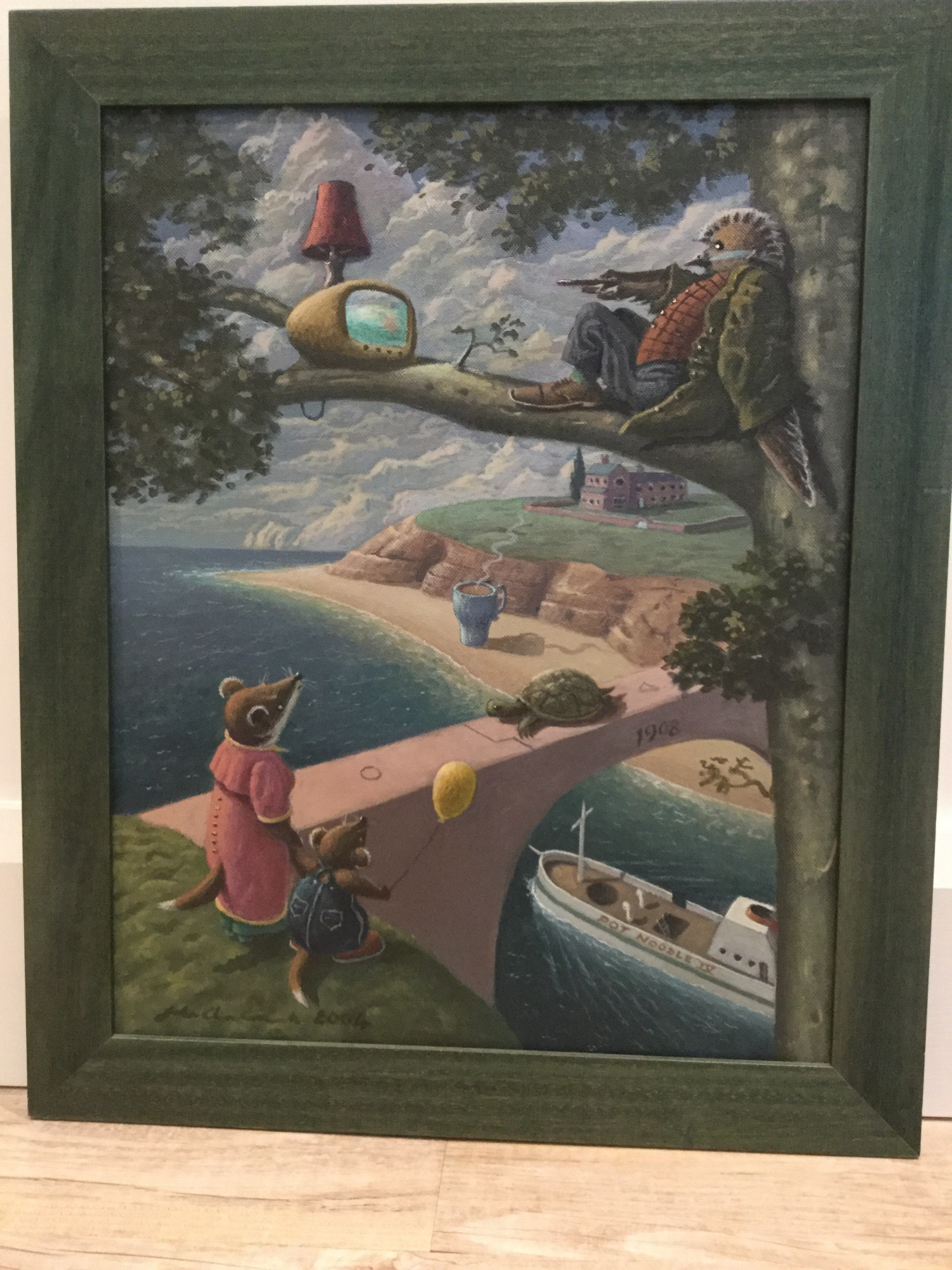A Nice Big Mug of Tea Down on the Beach by John Charlesworth