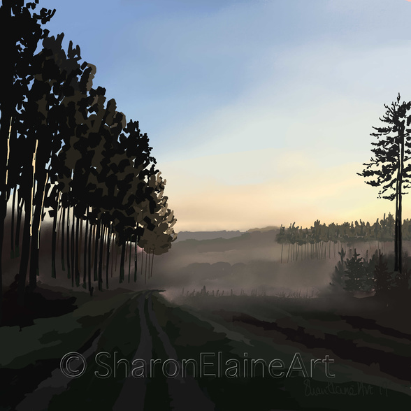 Sheringham Park "a misty morn" by Sharon Moulton