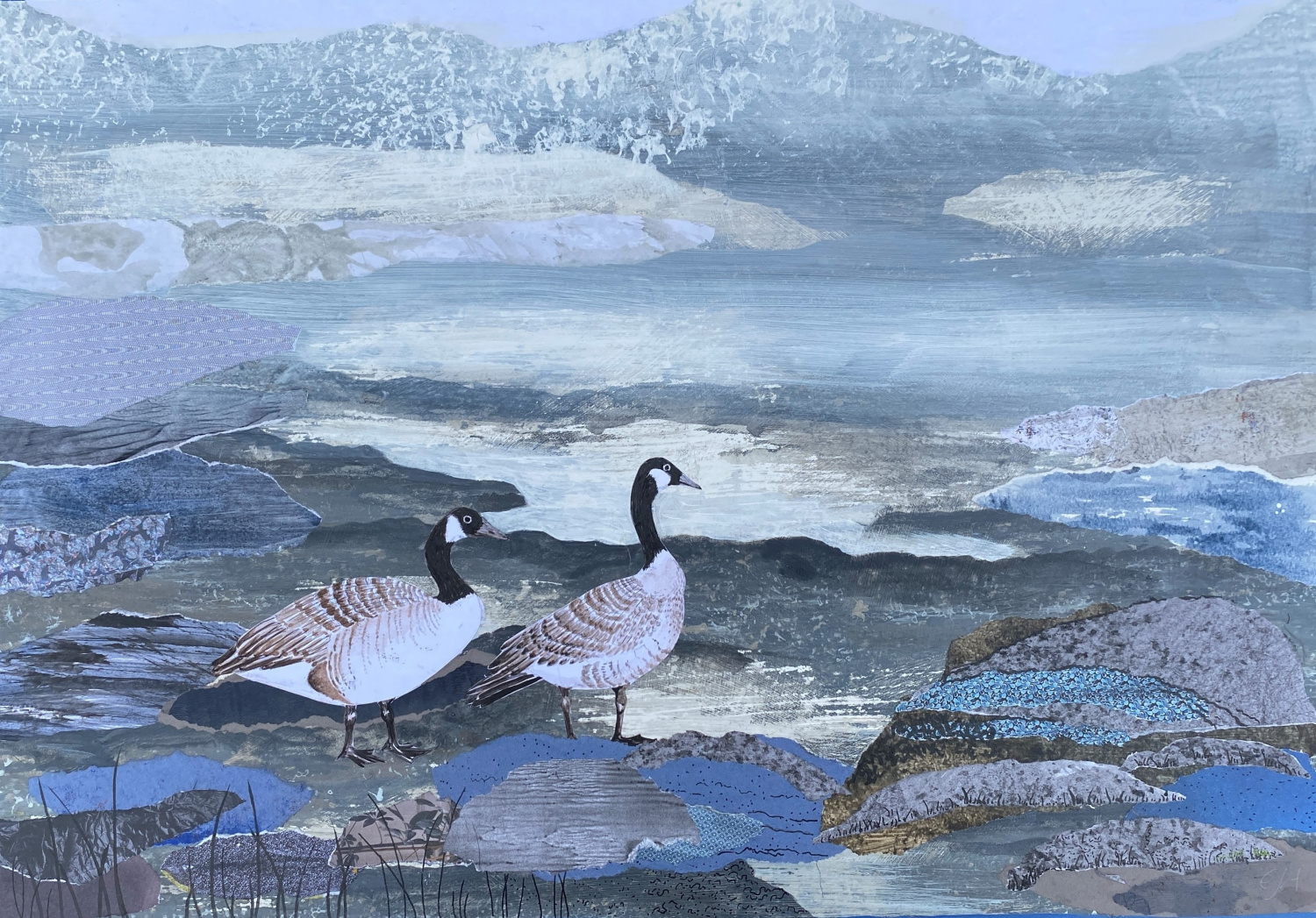 A2 Canada Geese by Eleanor Allitt