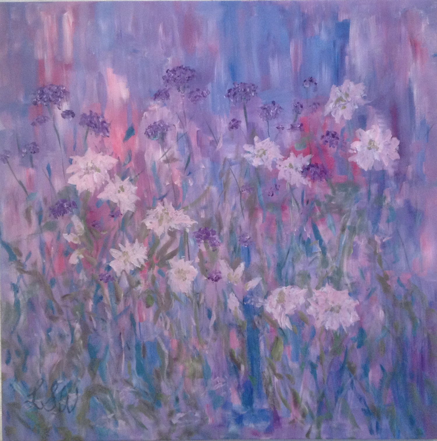 Amongst the Flowers by Lesley Williams