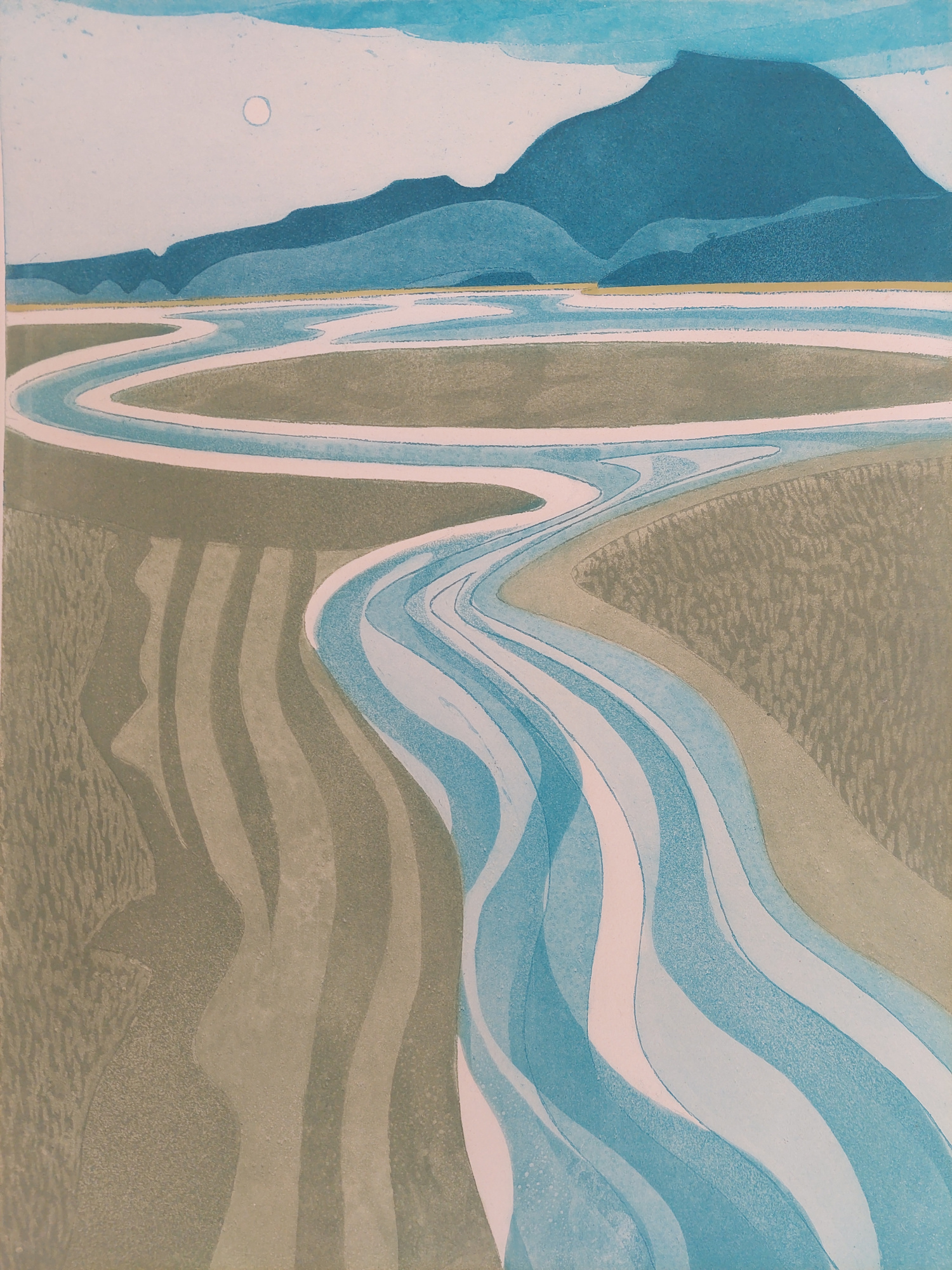 Welsh Estuary by John Brunsdon