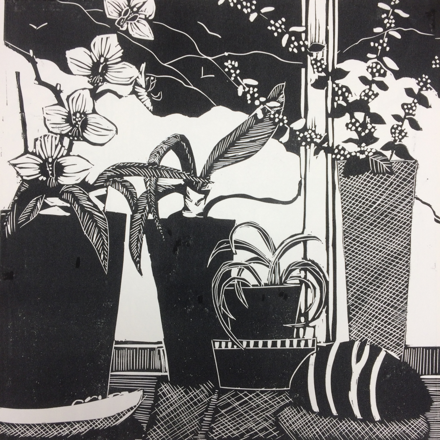 summer windowsill by Sue Welfare