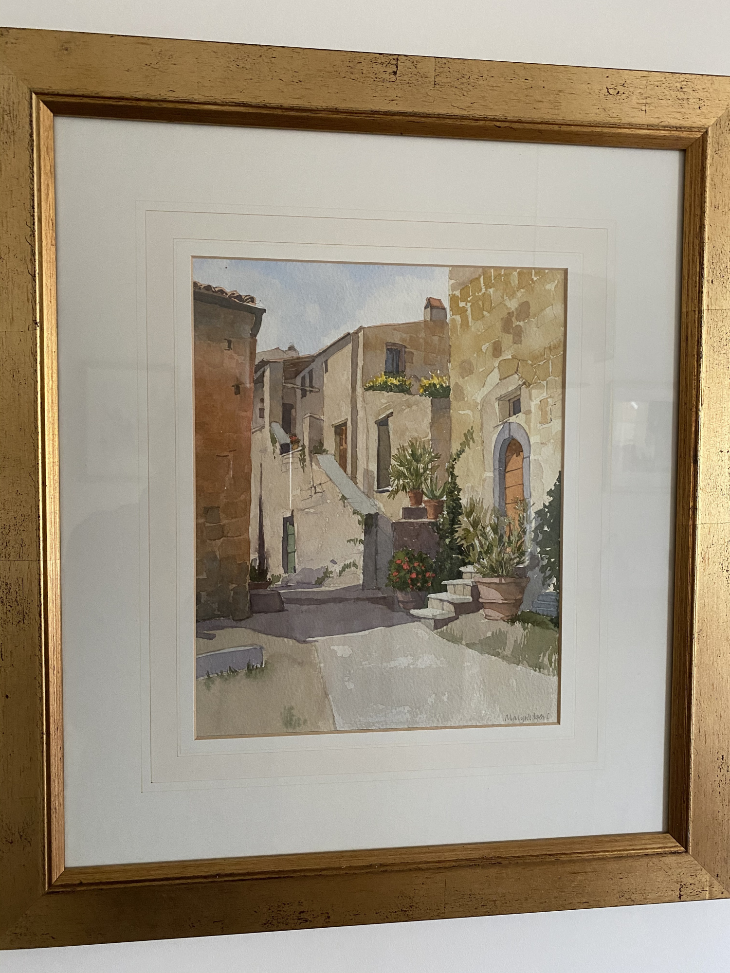 Umbrian village, Italy by Mary Rodgers