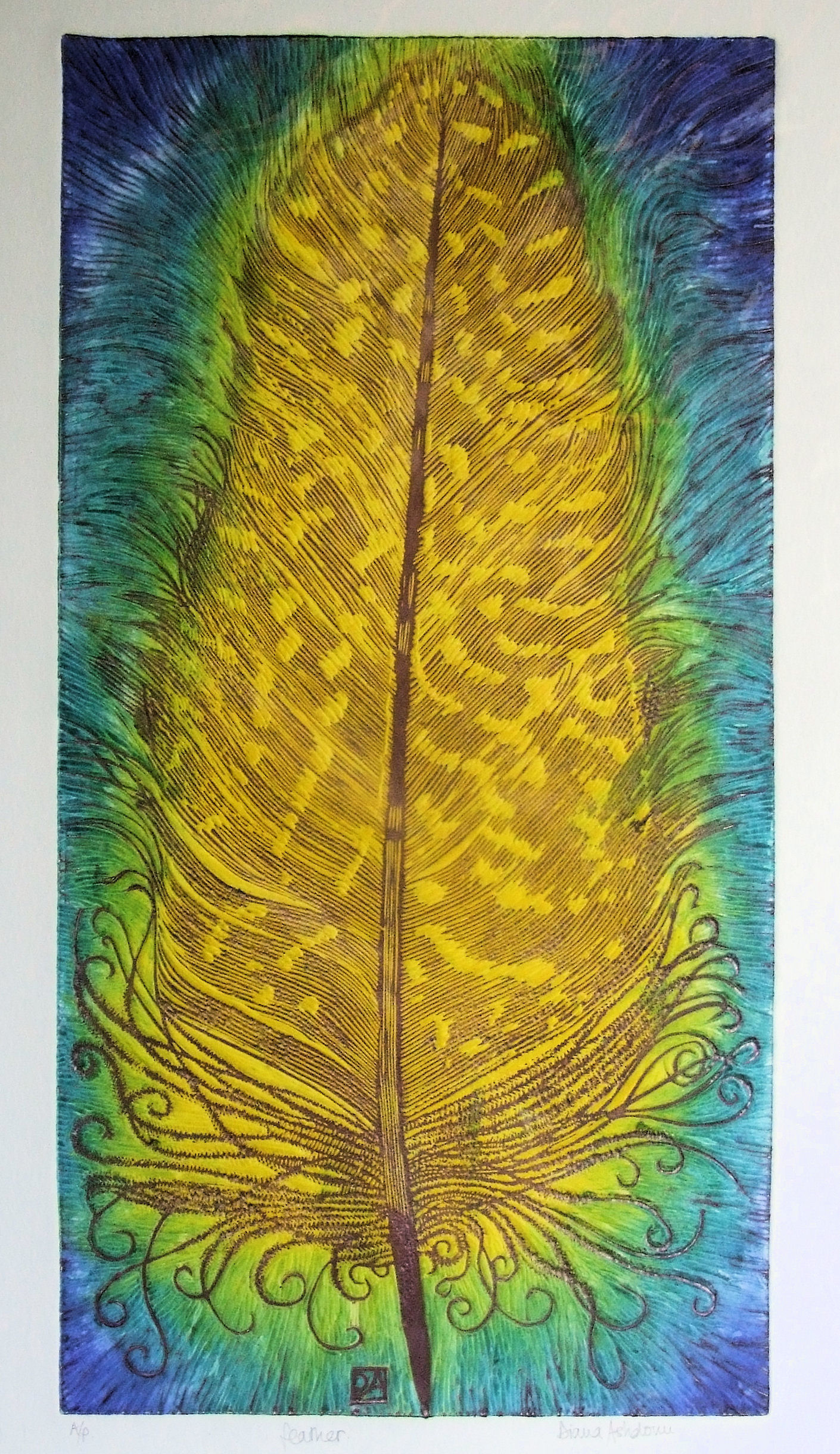 yellow Feather by Diana Ashdown