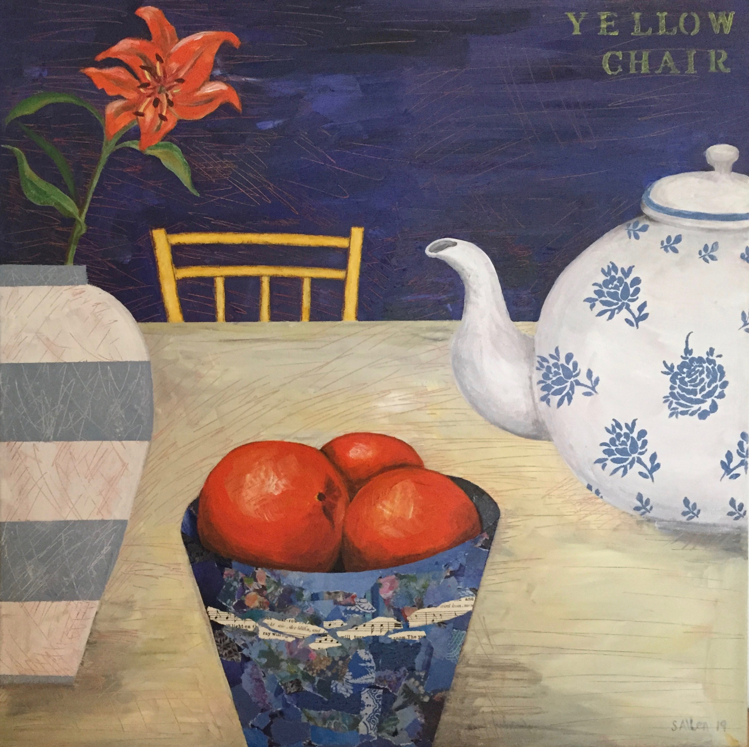 Yellow Chair by Sarah Allen