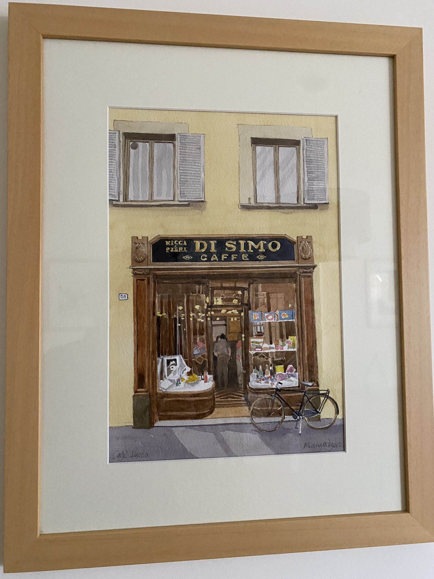 Cafe, Lucca, Italy by Mary Rodgers