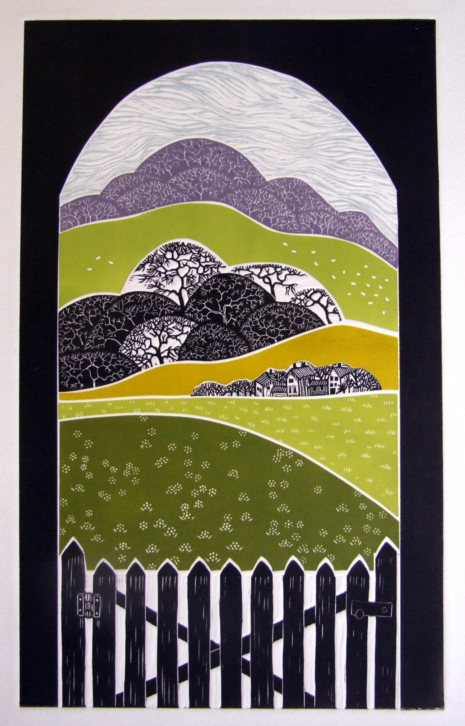 Through Helmdons Viaduct by Diana Ashdown