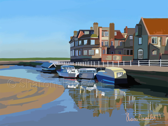 Blakeney "before the crowds" by Sharon Moulton