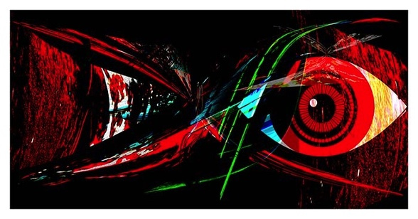 All seeing eye by Mark Lovelock