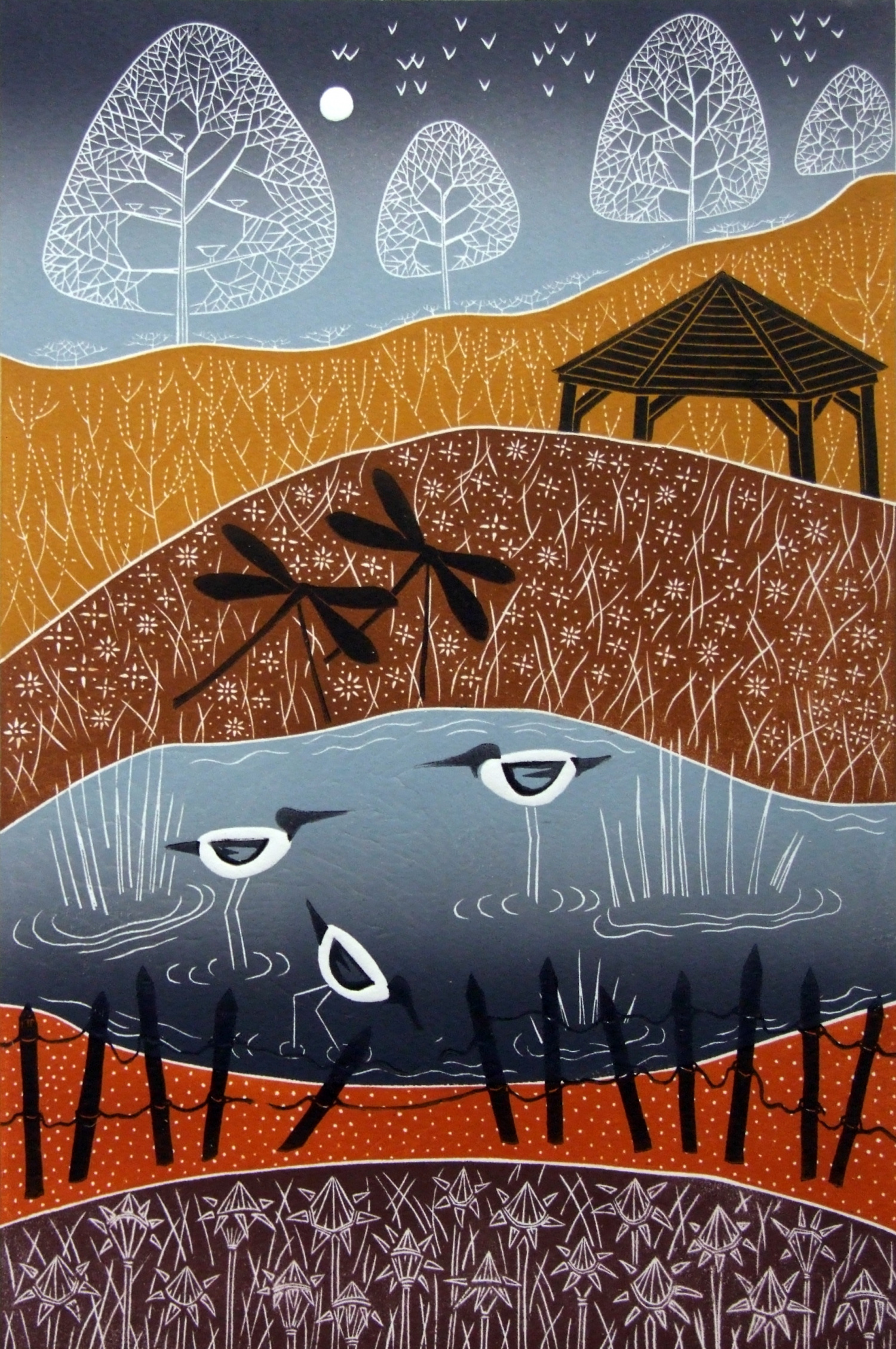 Wintry Pensthorpe by Diana Ashdown