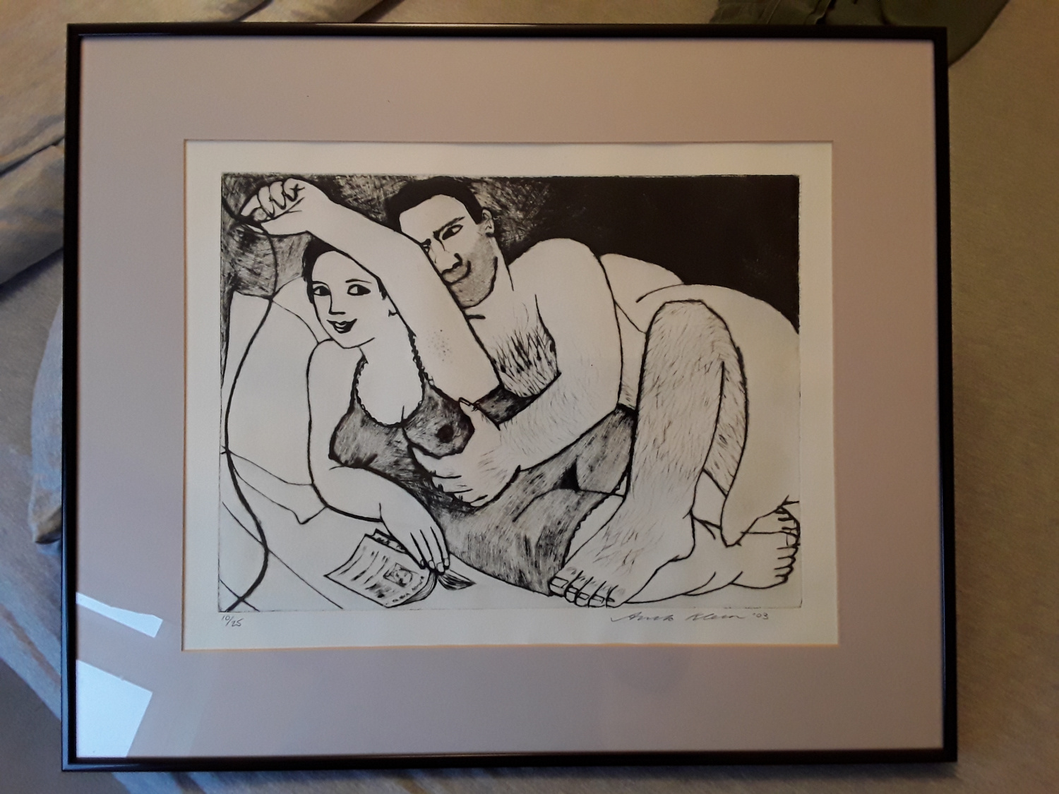 In bed with Nigel by Anita Klein