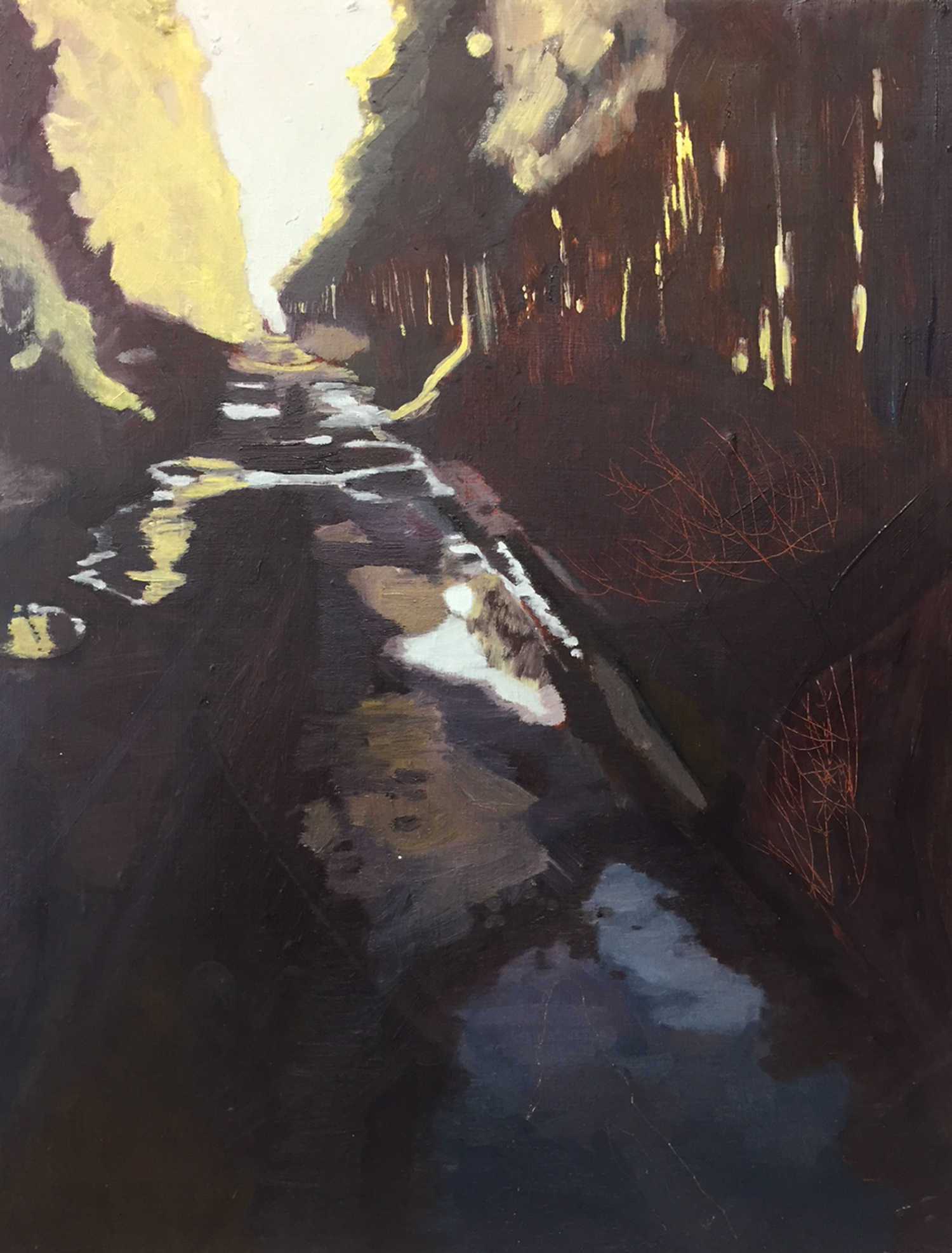Autumn Lane by Claire Cansick