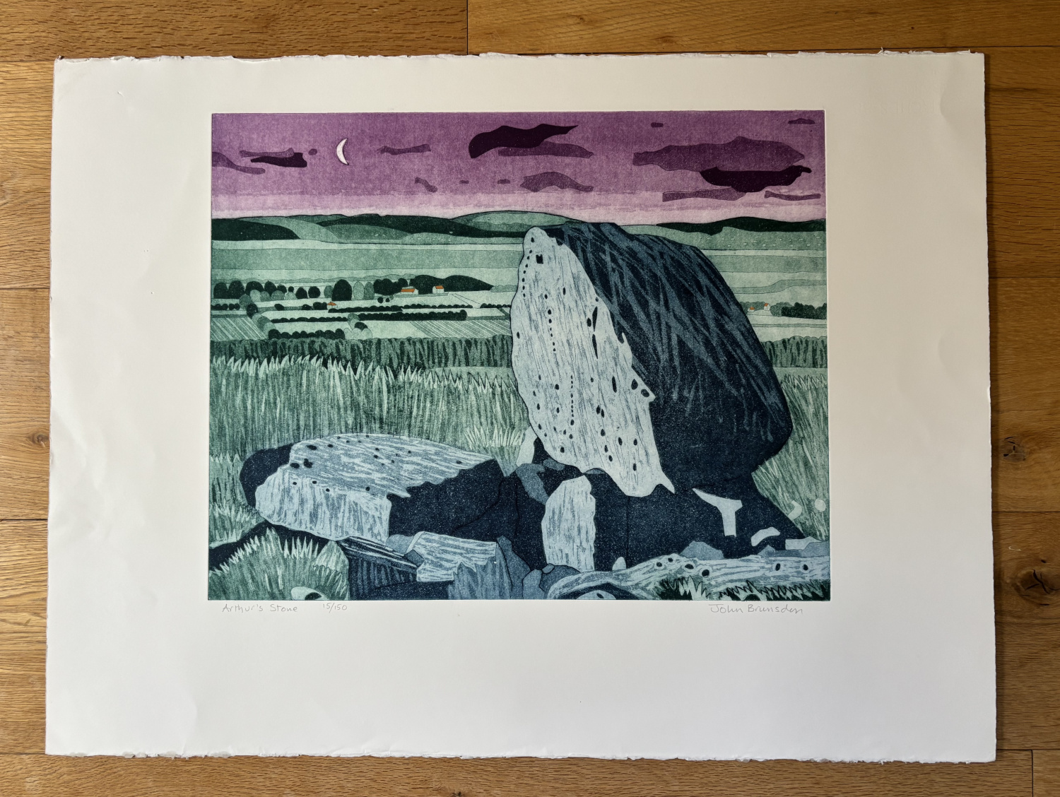 "Arthur's Stone" by John Brunsdon