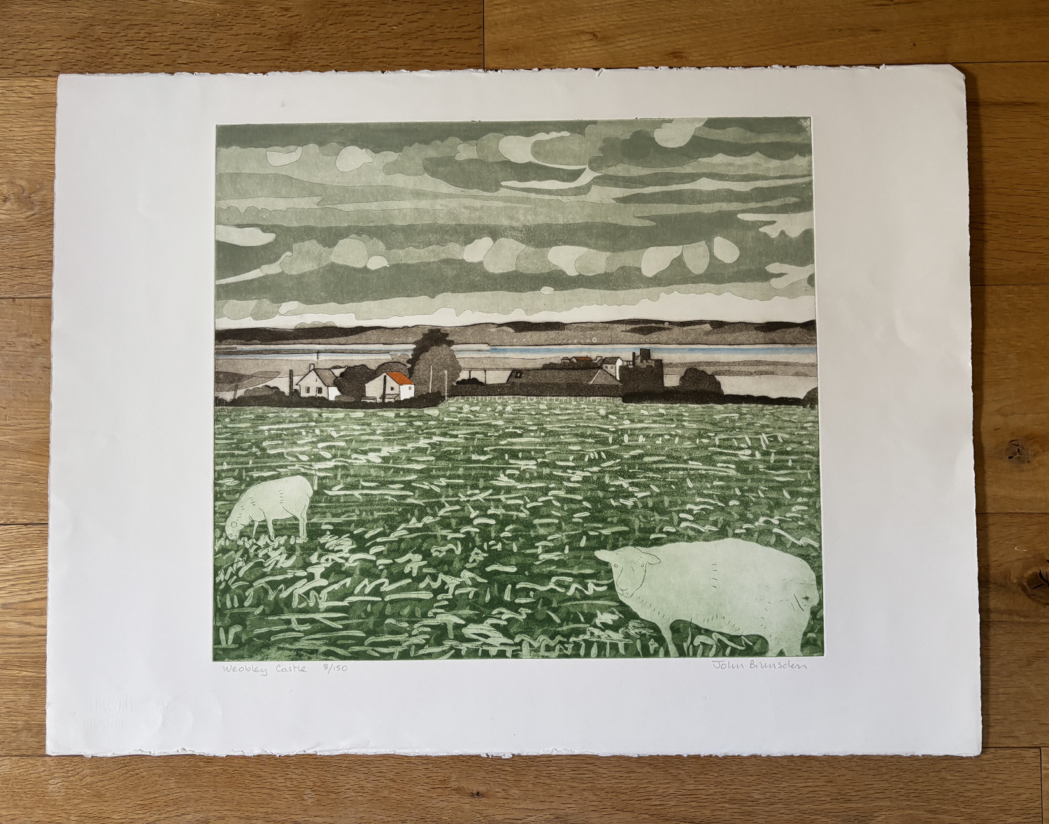 "Weobley Castle" by John Brunsdon