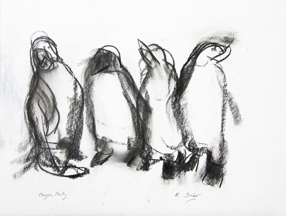Penguin Party by Rosalind Bieber