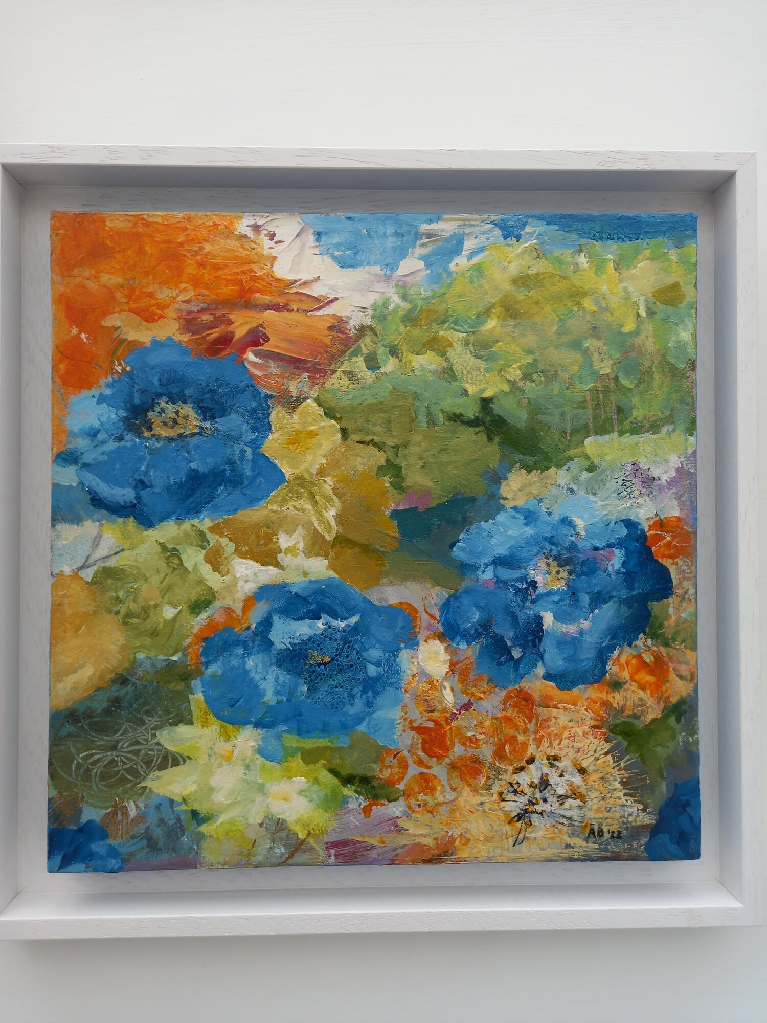 'Blue Flowers' by Ann Barnes
