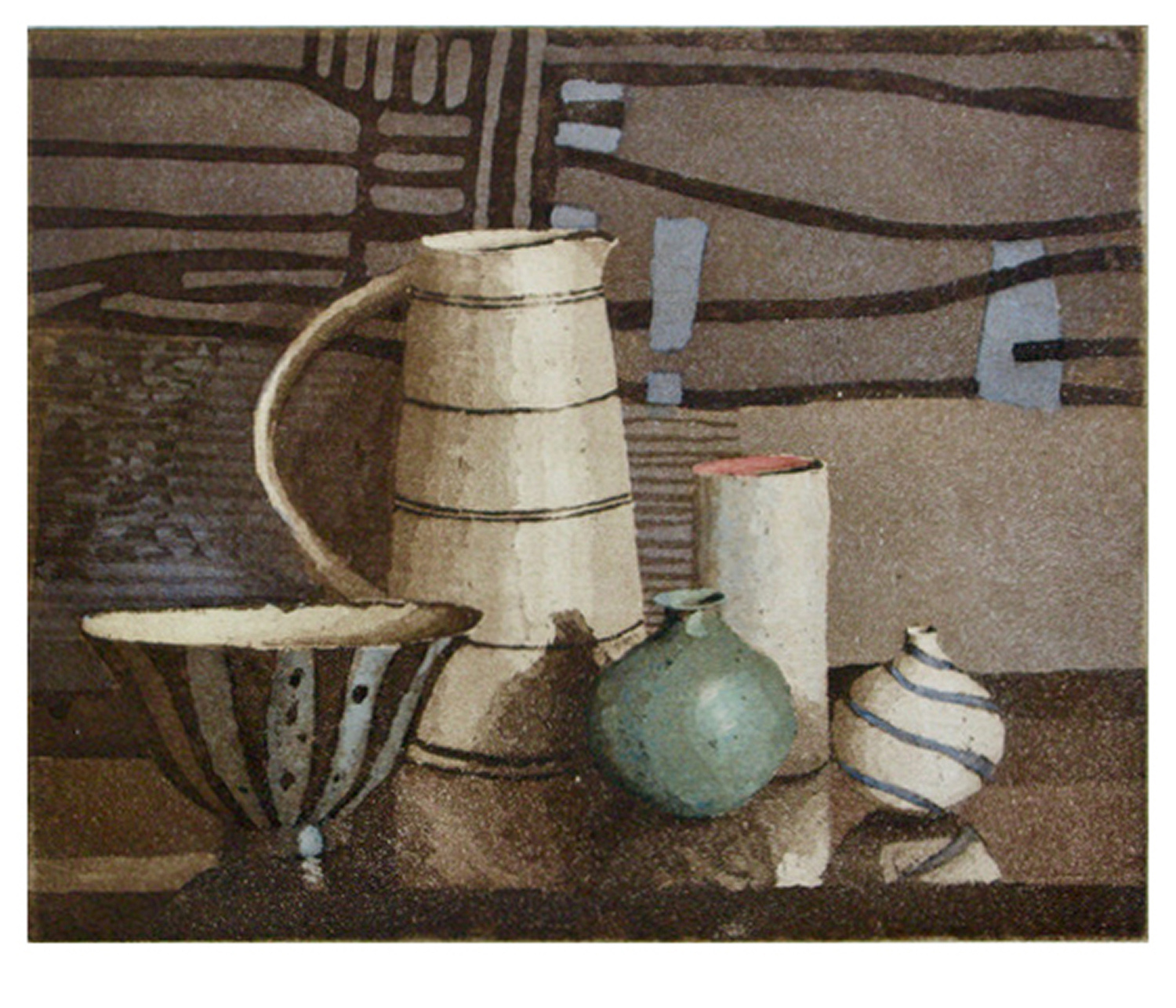 Still Life with a Country Jug by Annie Williams