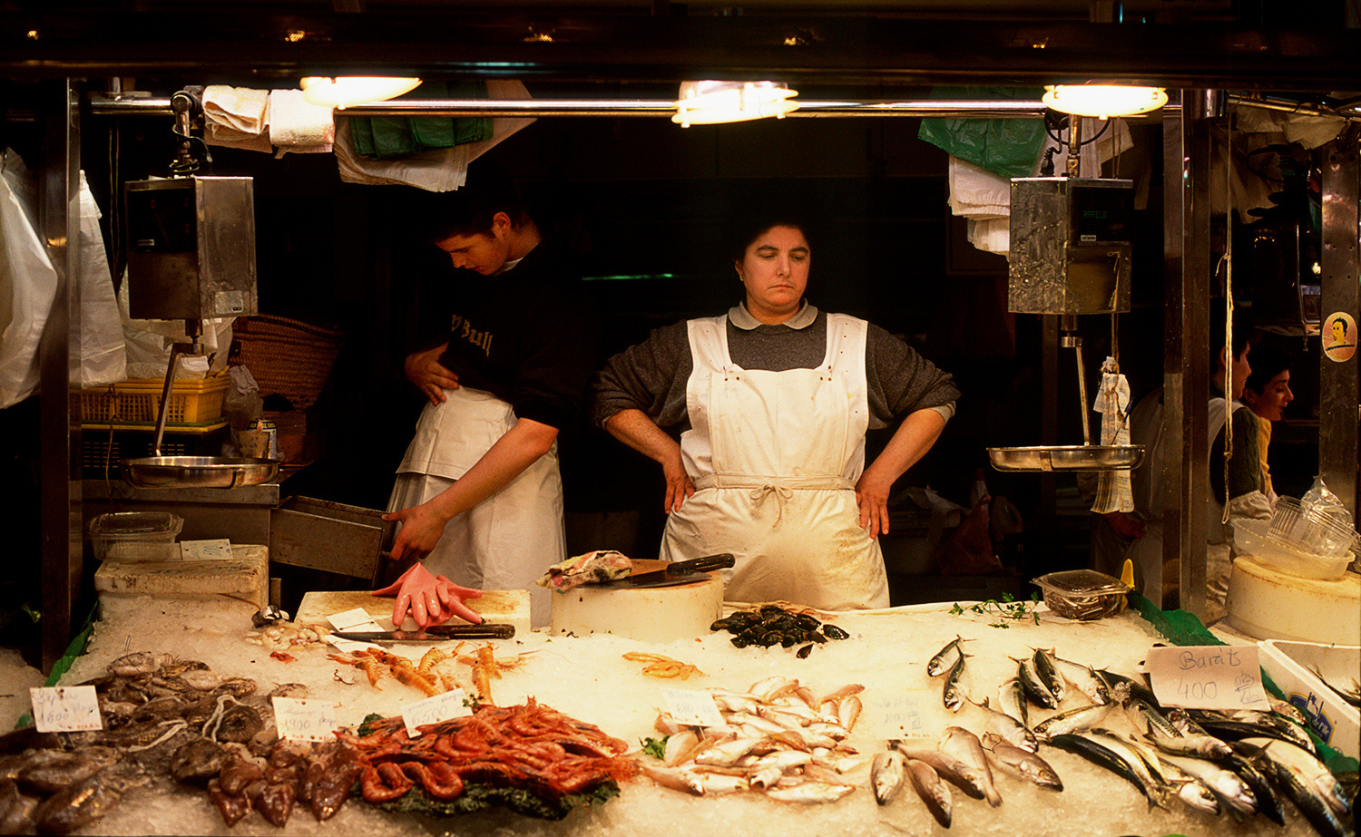 The Empty Till Barcelona Fish Market by David Morris