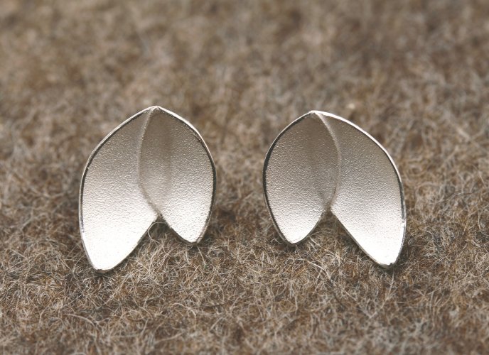 Long Eucalyptus Leaves Earrings