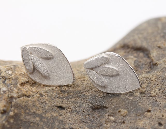 Flat Foliage Earrings