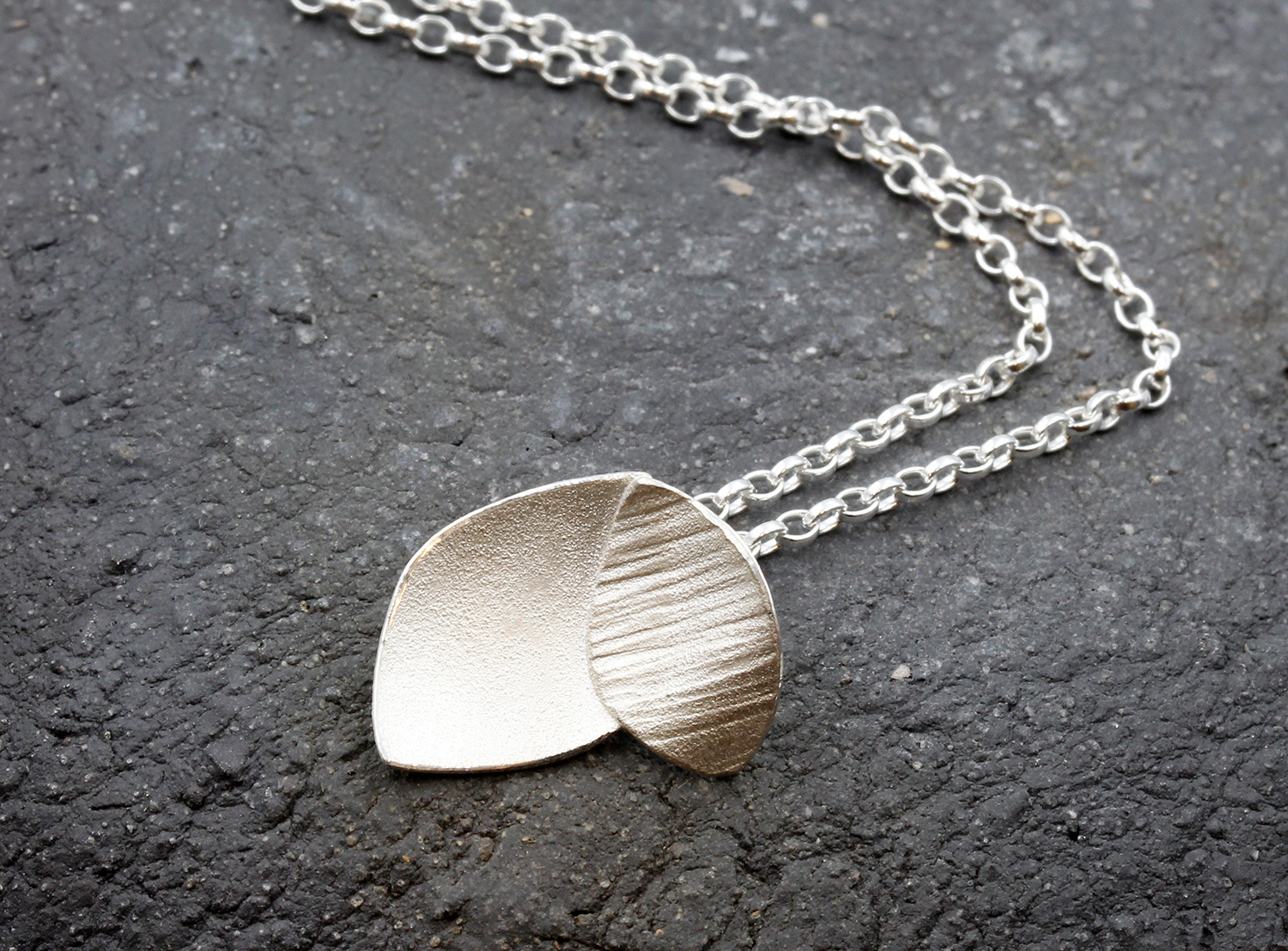 Orchid Leaf Pendant by Donna Barry