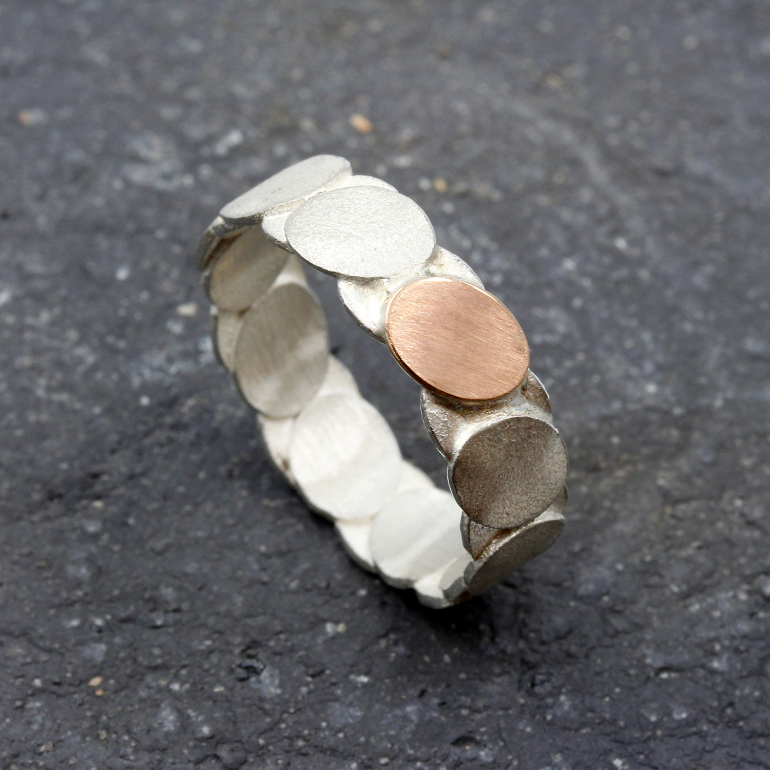 Fused Petals Ring by Donna Barry