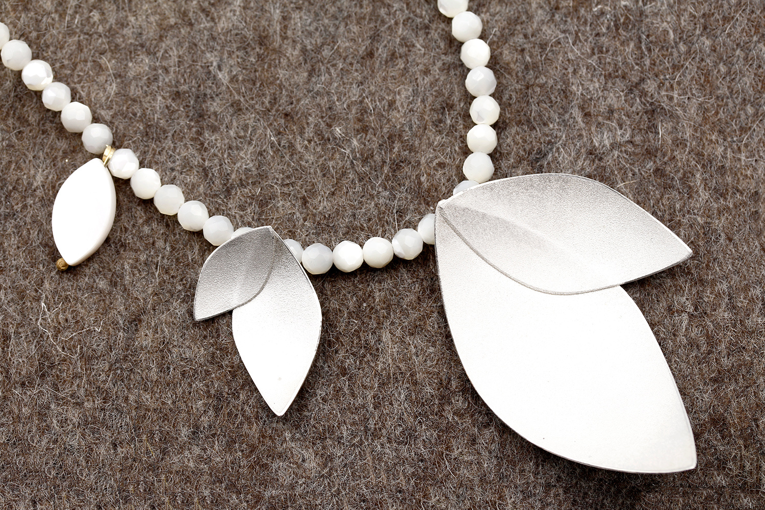 Eucalyptus Petal Necklace by Donna Barry