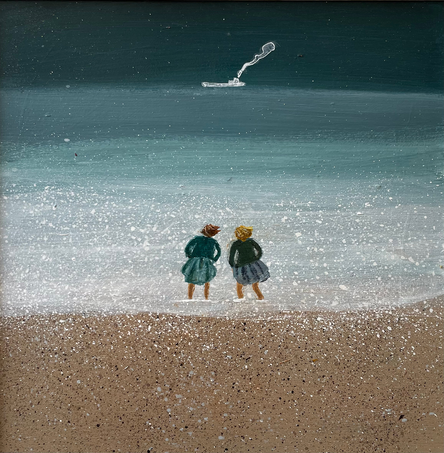 Sisters Paddling by Barbara Peirson