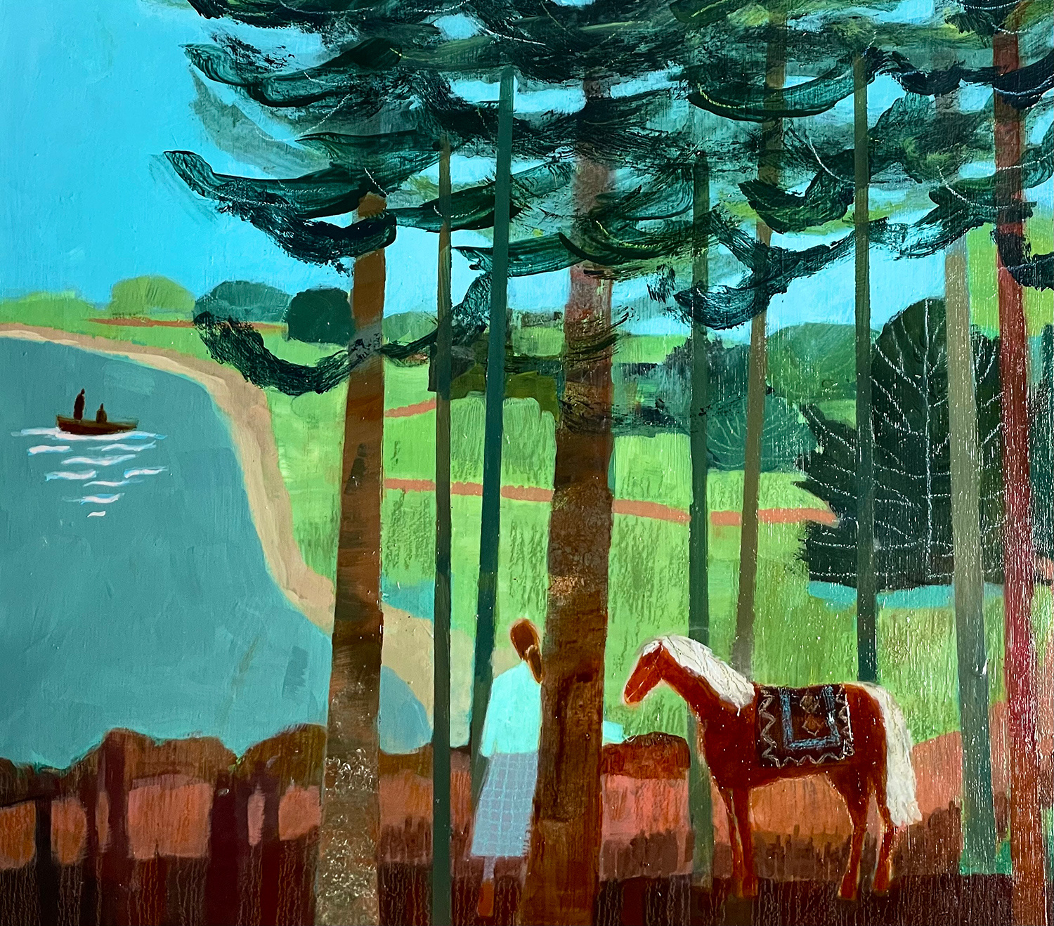 View from the Bridle Path by Barbara Peirson