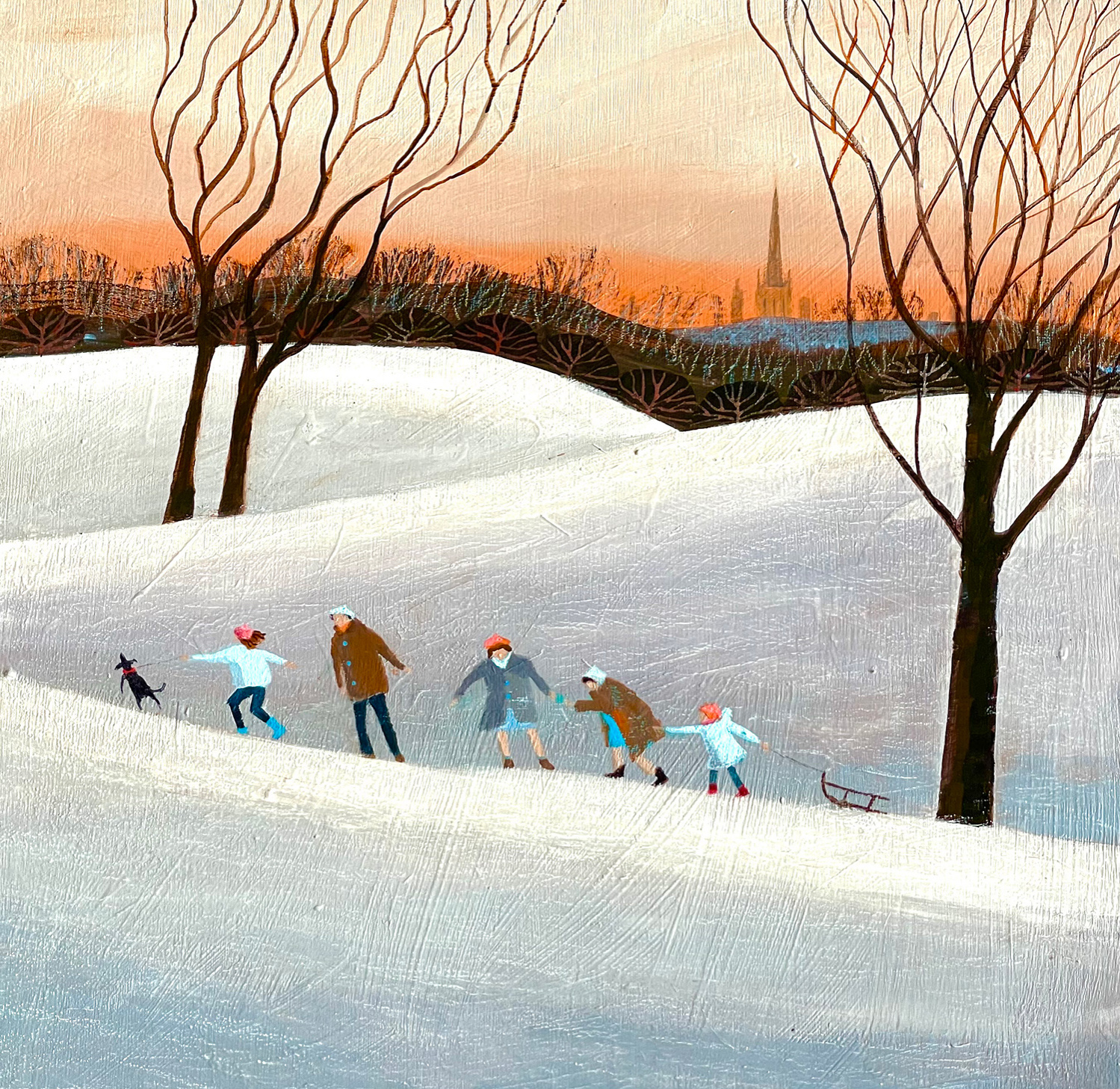 At Last Real Snow by Barbara Peirson