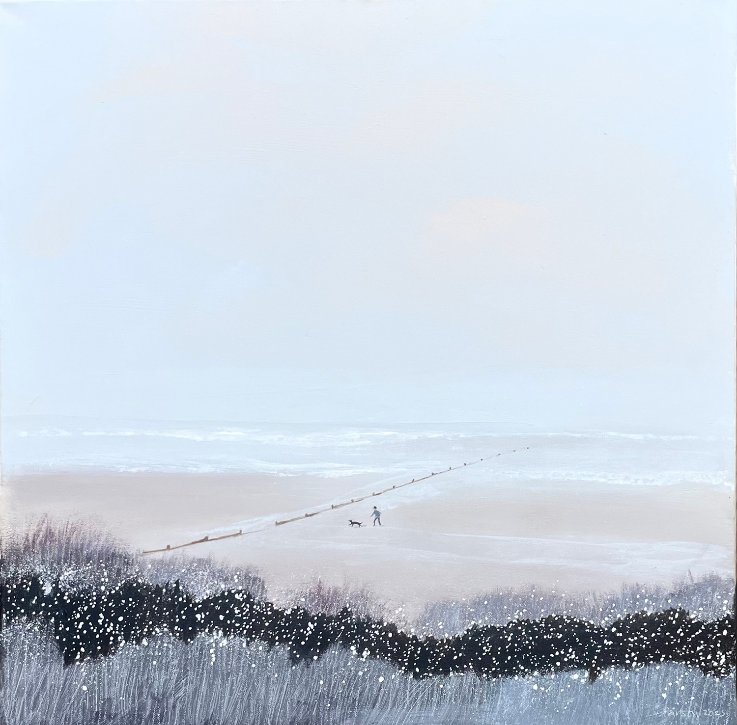 Blackthorn on the Edge of the Cliff by Barbara Peirson