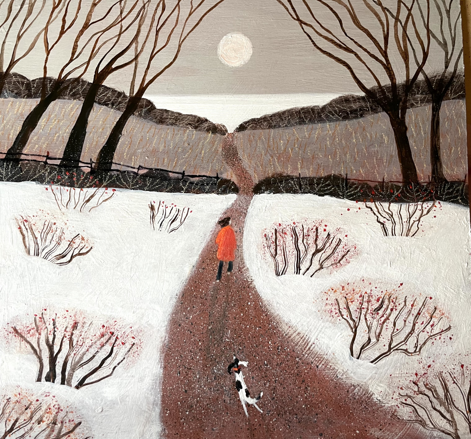 Snow Moon by Barbara Peirson