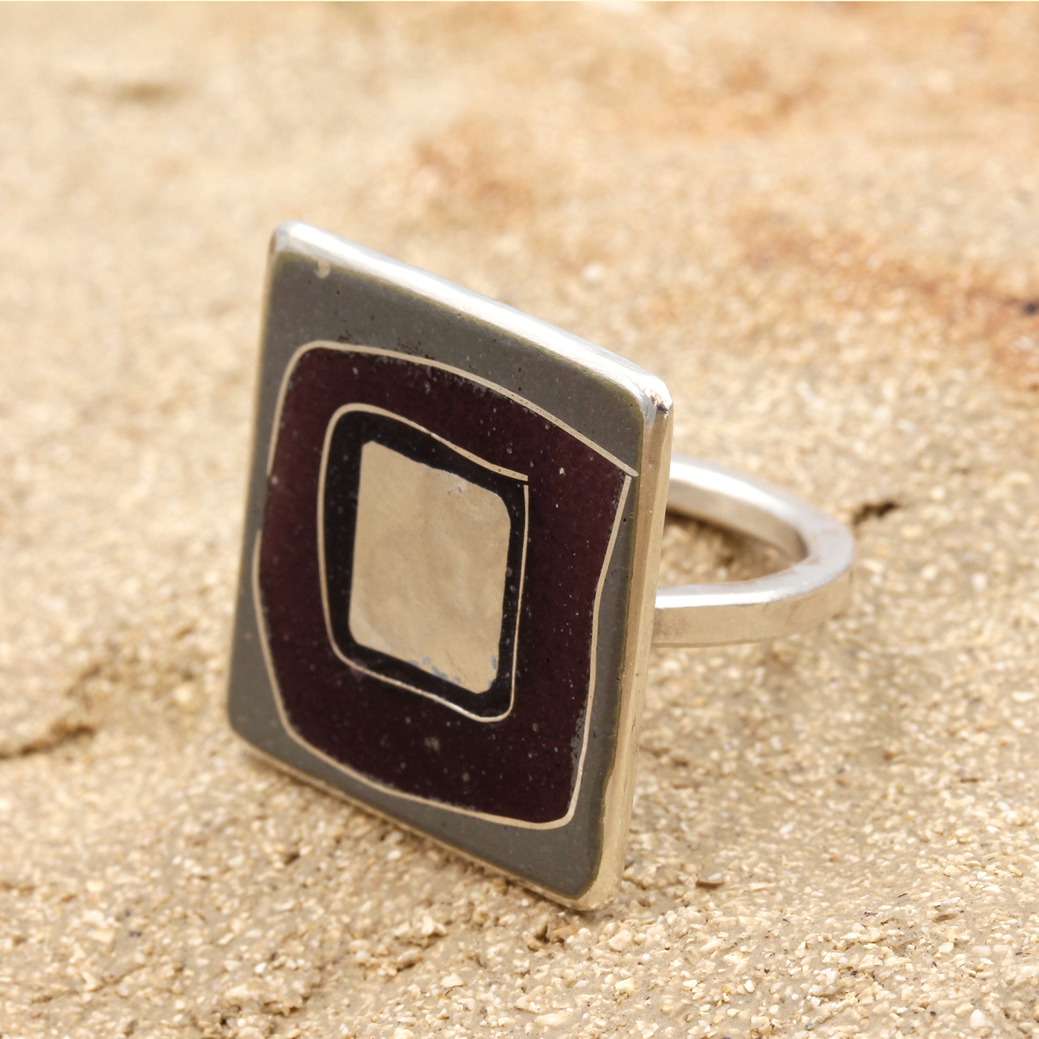 Square Ring by Catherine Beckett