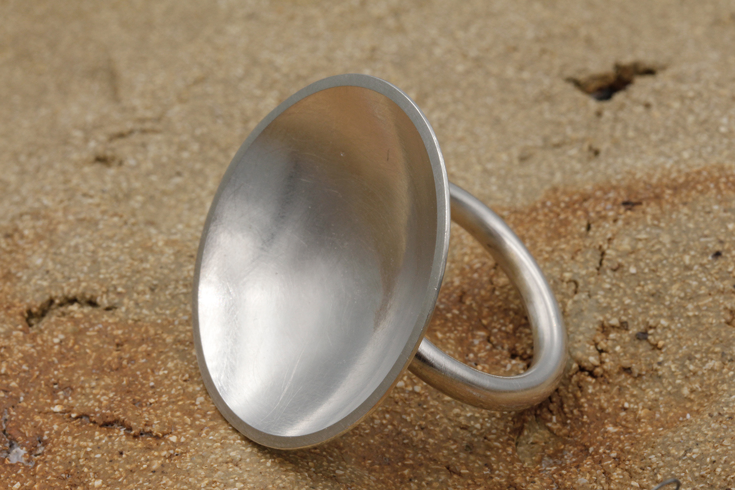 Concave Ring by Catherine Beckett