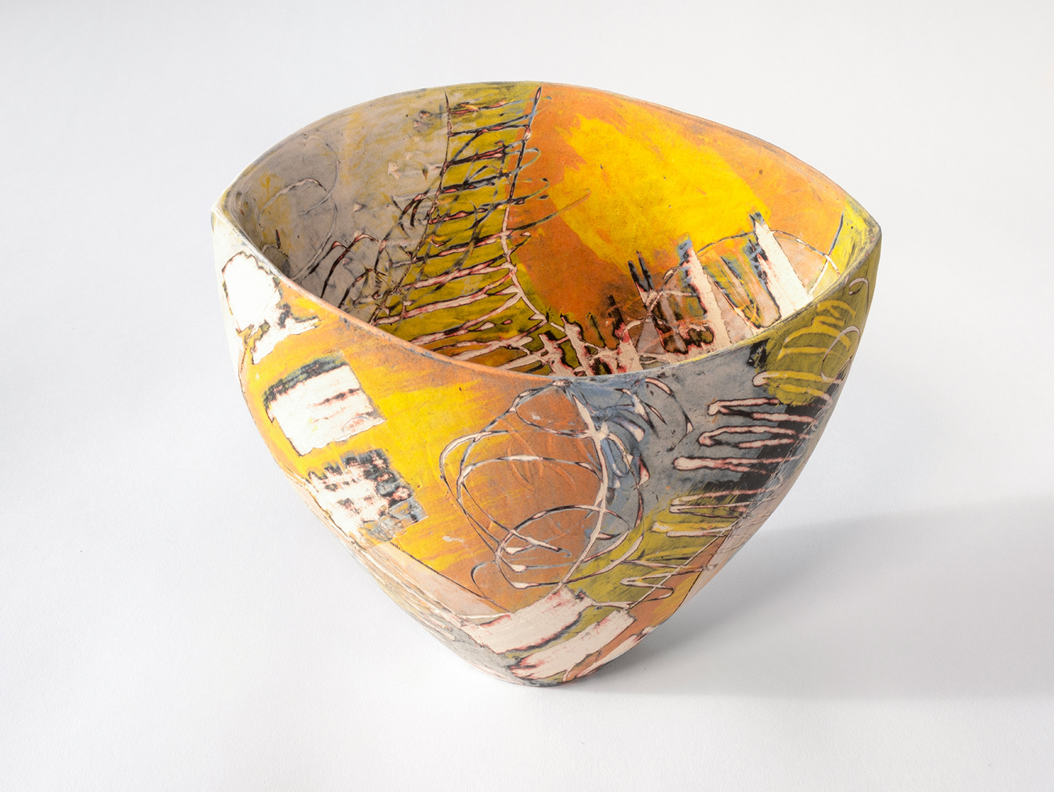 Summer Maelstrom II Open Vessel by Carolyn Genders